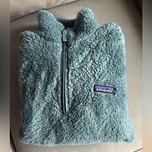 Patagonia Plush Fleece Pullover in Light Teal